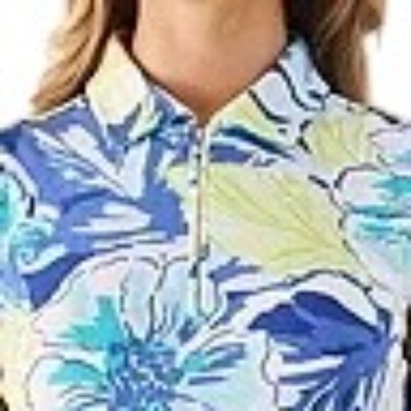 Rafaella$49 Women's Sleeveless Polo Shirt/top Lg NWT - Picture 4 of 10